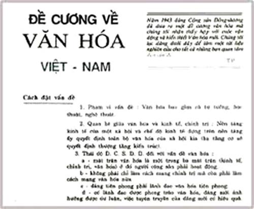 Một số nét chính về Đường lối văn hóa của Đảng Cộng sản Việt Nam giai đoạn 1930 – 1945