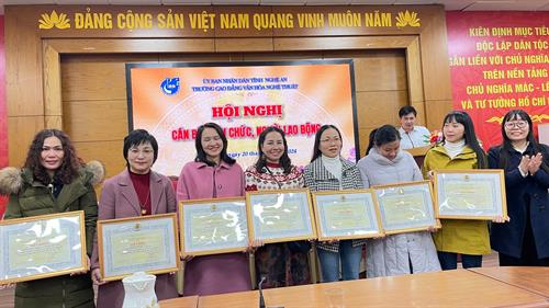 Hội nghị cán bộ, viên chức, người lao động Trường Cao đẳng Văn hóa Nghệ thuật Nghệ An năm 2024