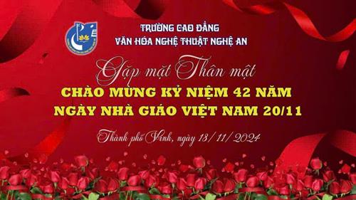 Trường Cao đẳng Văn hoá Nghệ thuật Nghệ An tổ chức tọa đàm kỷ niệm 42 năm ngày nhà giáo Việt Nam 20/11