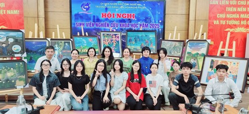 Trường Cao đẳng Văn hoá Nghệ thuật Nghệ An nghiệm thu tác phẩm tranh trong hoạt động Nghiên cứu khoa học của sinh viên năm 2025