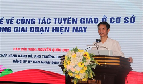 Trường CĐ VHNT Nghệ An tham gia lớp tập huấn nghiệp vụ công tác xây dựng Đảng năm 2025