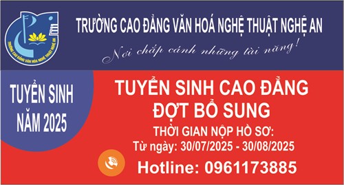 THÔNG BÁO TUYỂN SINH HỆ CAO ĐẲNG NĂM 2025 - ĐỢT BỔ SUNG