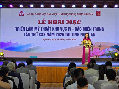 Dấu ấn Trường Cao đẳng Văn hóa Nghệ thuật Nghệ An tại Triển lãm Mỹ thuật khu vực IV – Bắc miền Trung lần thứ 30
