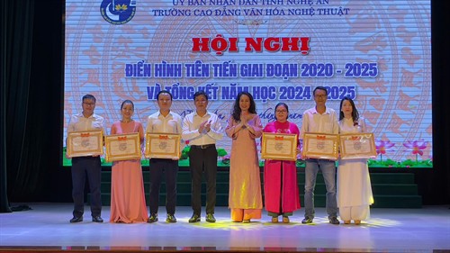Hội nghị điển hình tiên tiến Trường Cao đẳng Văn hóa Nghệ thuật Nghệ An giai đoạn 2020 - 2025