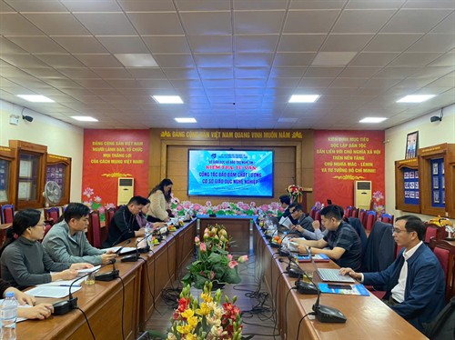 Sở Giáo dục và Đào tạo Nghệ An kiểm tra, tư vấn công tác đảm bảo chất lượng tại Trường Cao đẳng Văn hóa Nghệ thuật Nghệ An