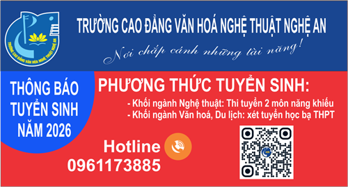 THÔNG BÁO TUYỂN SINH HỆ CAO ĐẲNG, TRUNG CẤP NĂM 2026